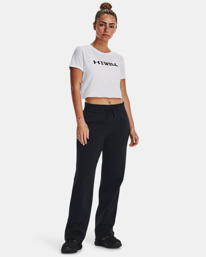 UA Rival Fleece Women's Straight Leg Pants