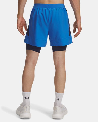 UA Launch Men's 2 in 1 5 Shorts