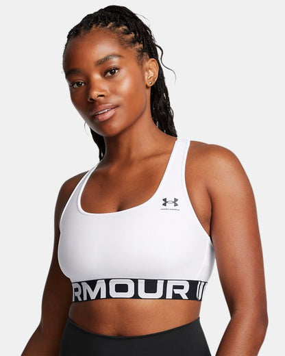 HeatGear Armour Mid Branded Women's Sports Bra