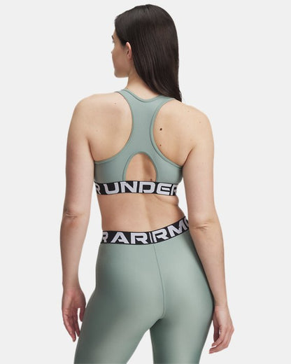 HeatGear Armour Mid Branded Women's Sports Bra