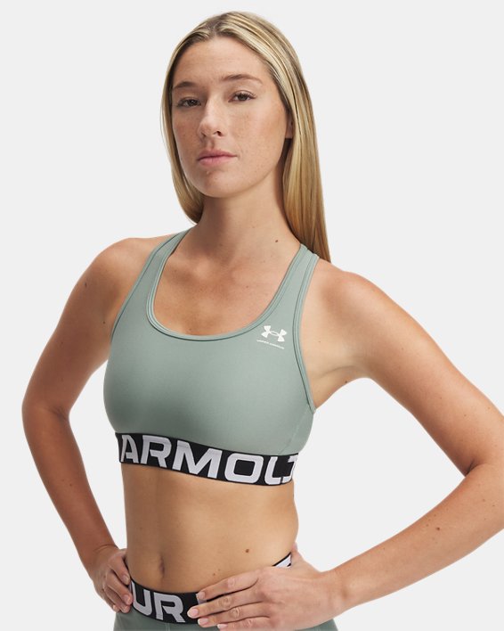 HeatGear Armour Mid Branded Women's Sports Bra