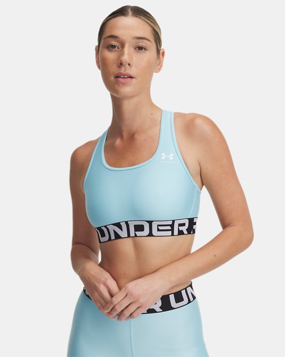 HeatGear Armour Mid Branded Women's Sports Bra