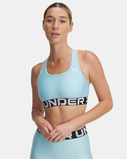 HeatGear Armour Mid Branded Women's Sports Bra