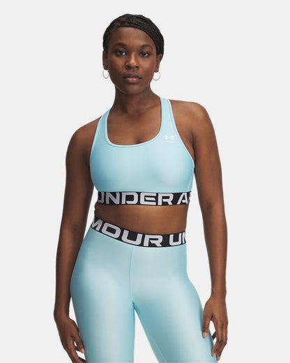 HeatGear Armour Mid Branded Women's Sports Bra