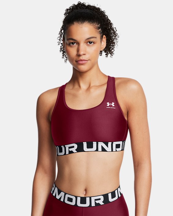 HeatGear Armour Mid Branded Women's Sports Bra