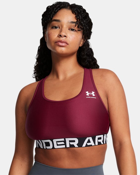 HeatGear Armour Mid Branded Women's Sports Bra