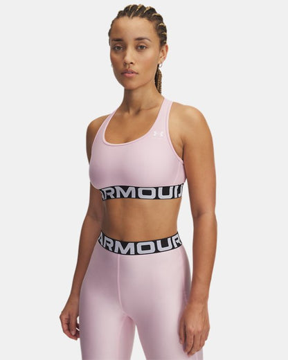 HeatGear Armour Mid Branded Women's Sports Bra