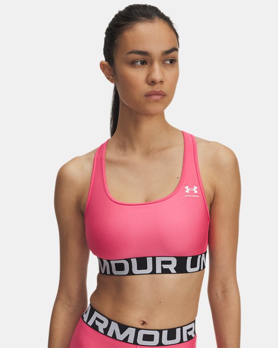 HeatGear Armour Mid Branded Women's Sports Bra
