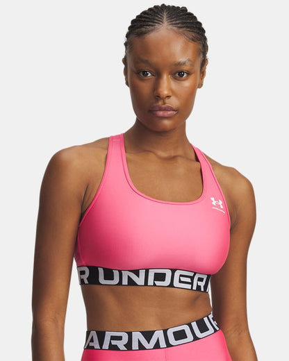 HeatGear Armour Mid Branded Women's Sports Bra