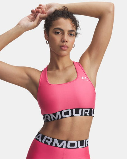 HeatGear Armour Mid Branded Women's Sports Bra