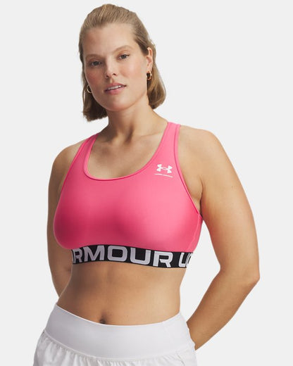 HeatGear Armour Mid Branded Women's Sports Bra