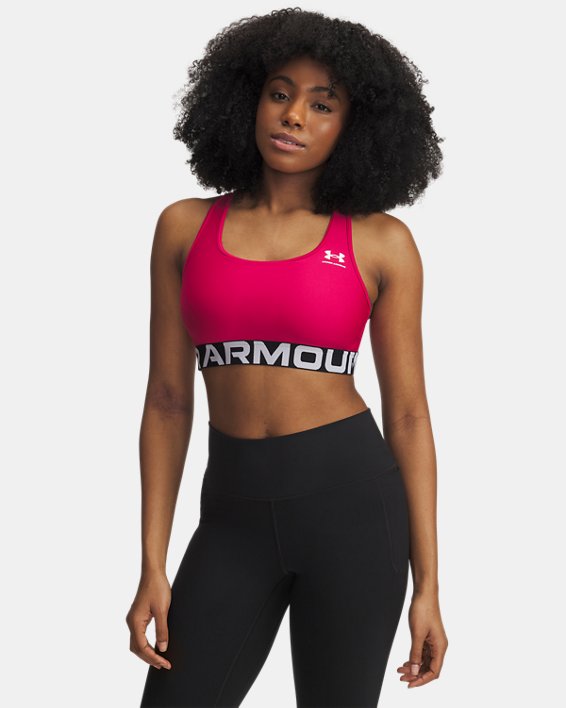 HeatGear Armour Mid Branded Women's Sports Bra