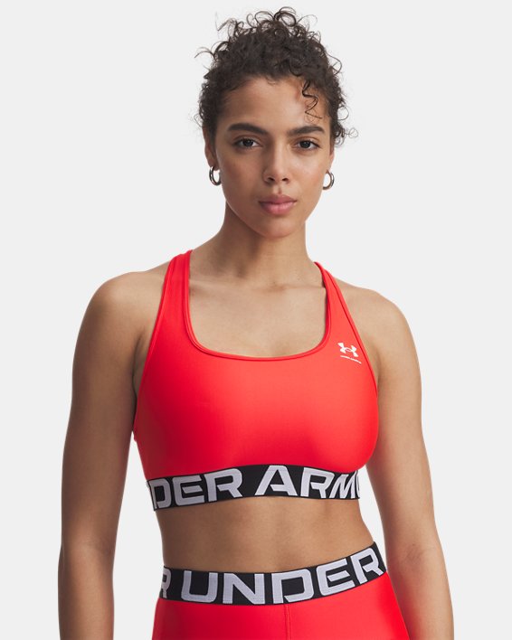 HeatGear Armour Mid Branded Women's Sports Bra