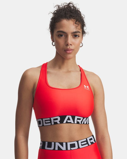 HeatGear Armour Mid Branded Women's Sports Bra