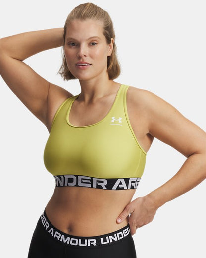 HeatGear Armour Mid Branded Women's Sports Bra
