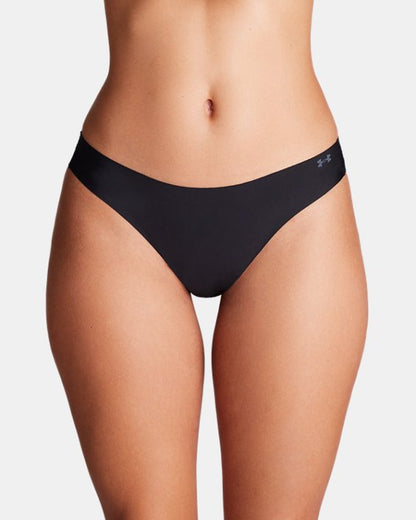 UA Pure Stretch Women's 3 Pack No Show Thong