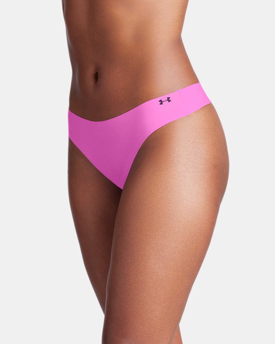 UA Pure Stretch Women's 3 Pack No Show Thong