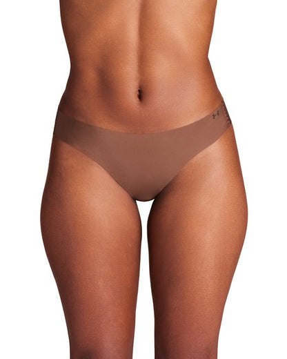 UA Pure Stretch Women's 3 Pack No Show Thong
