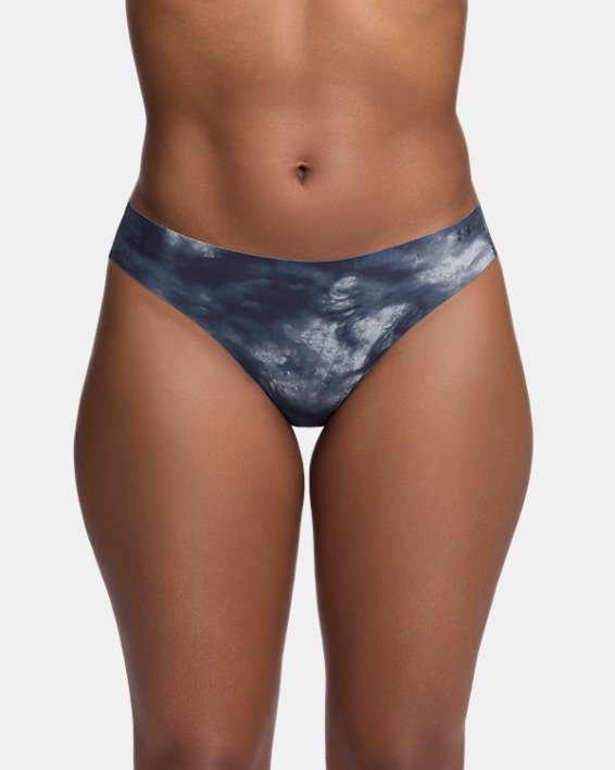 UA Pure Stretch Printed Women's 3 Pack No Show Thong