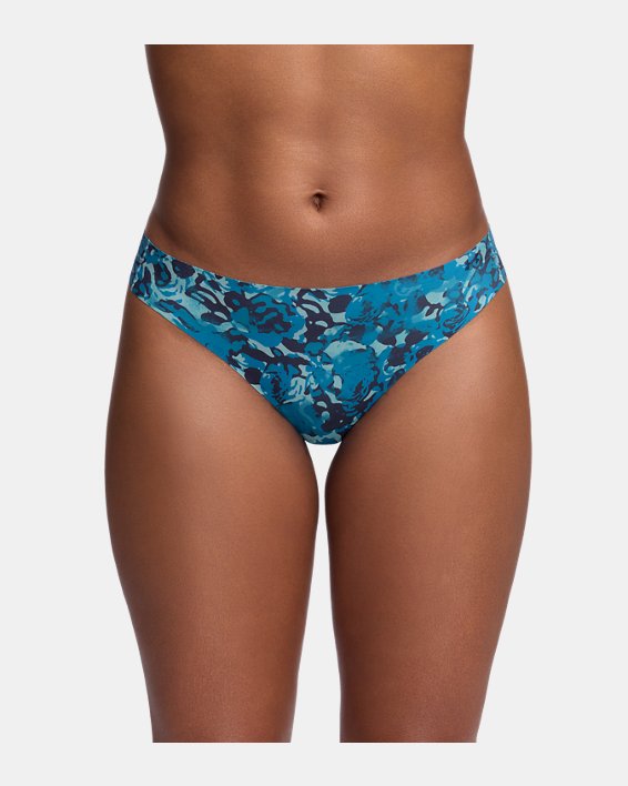 UA Pure Stretch Printed Women's 3 Pack No Show Thong