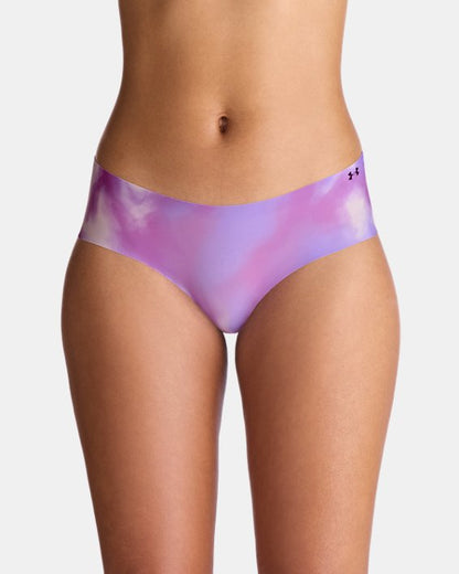 UA Pure Stretch Printed Women's 3 Pack No Show Hipster
