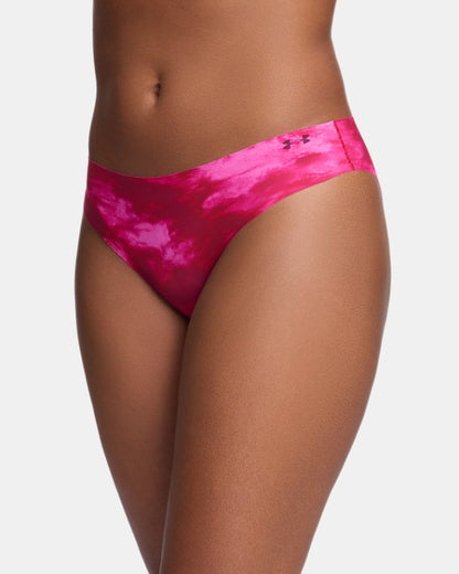 UA Pure Stretch Printed Women's 3 Pack No Show Bikini