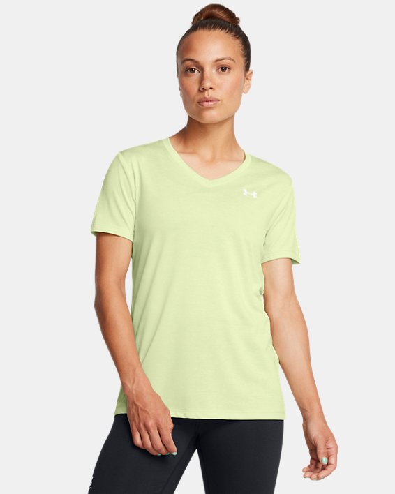 UA Tech Twist Women's V Neck Short Sleeve