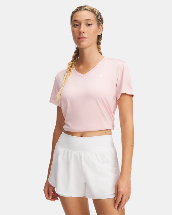 UA Tech Twist Women's V Neck Short Sleeve