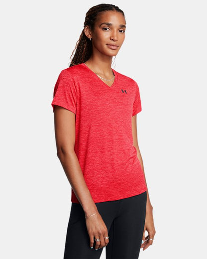 UA Tech Twist Women's V Neck Short Sleeve