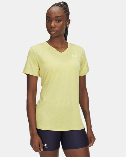 UA Tech Twist Women's V Neck Short Sleeve