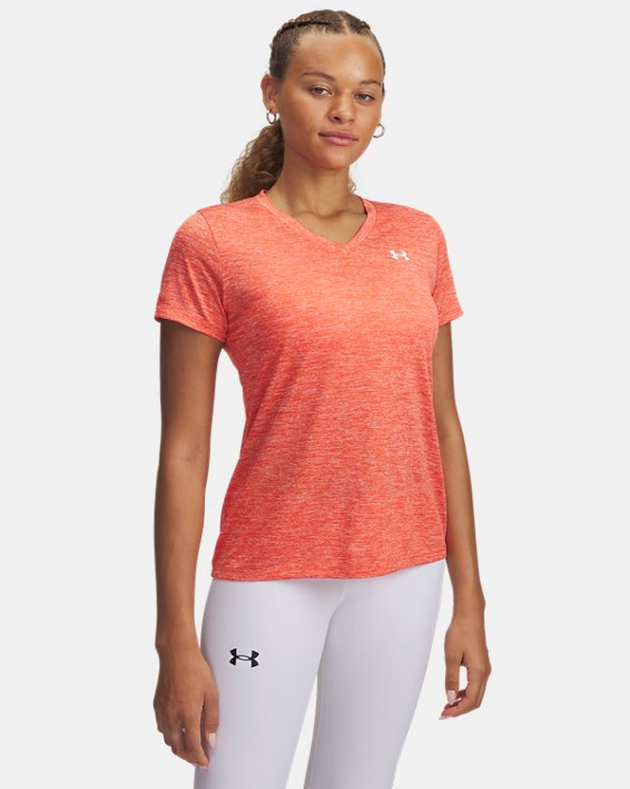 UA Tech Twist Women's V Neck Short Sleeve