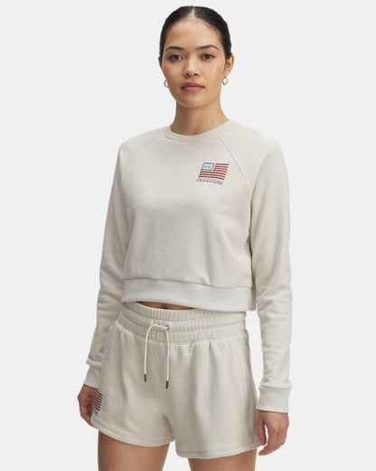 UA Rival Freedom Women's Crop Crew