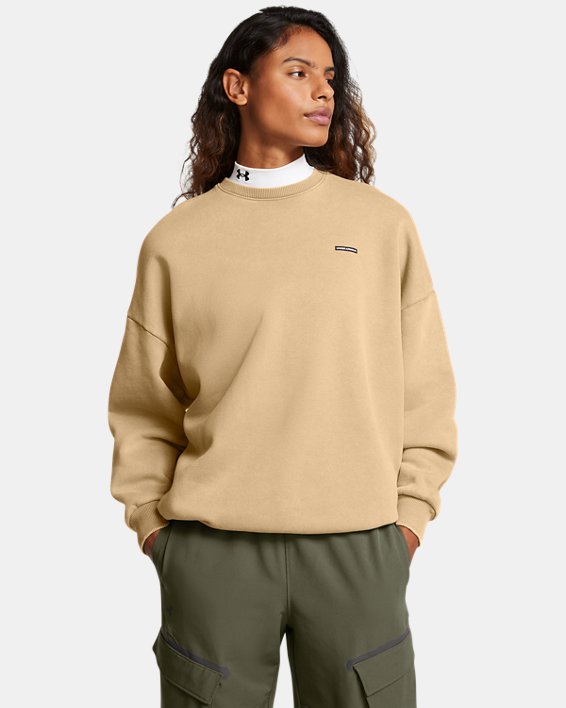 UA Icon Heavyweight Fleece Women's Oversized Crew