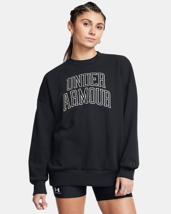 UA Icon Heavyweight Terry Women's Oversized Crew