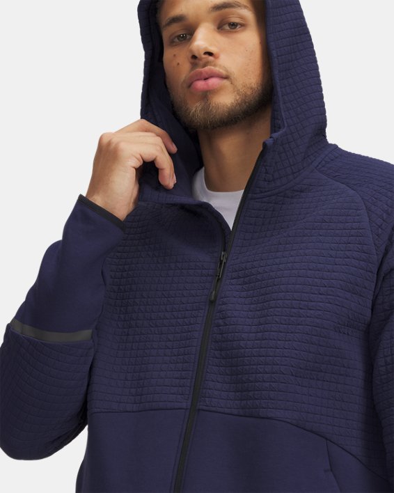 UA Unstoppable Fleece Grid Men's Full Zip