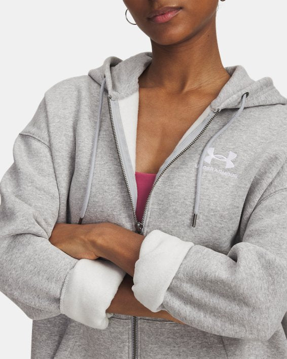 UA Icon Fleece Women's Oversized Full Zip