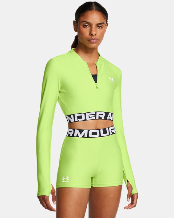 HeatGear Rib Women's 1/4 Zip Long Sleeve