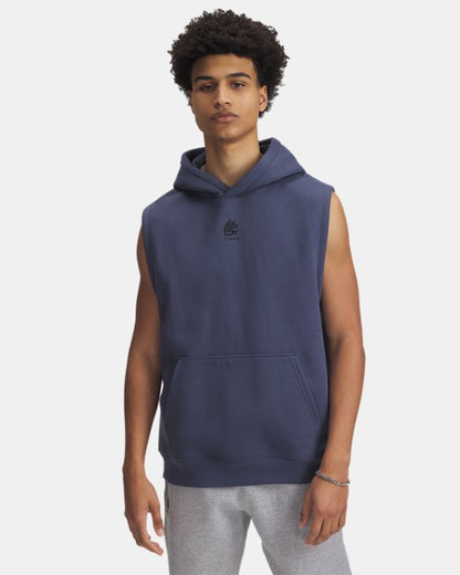 Curry Splash Men's Sleeveless Hoodie