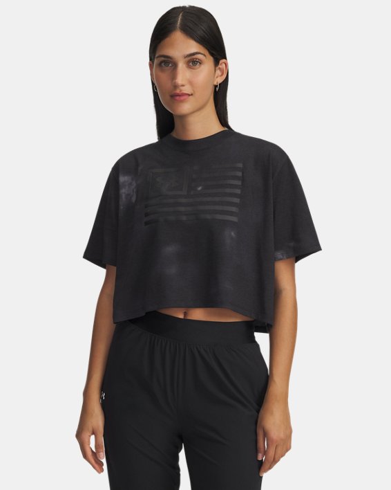 UA Freedom Women's Crop Short Sleeve