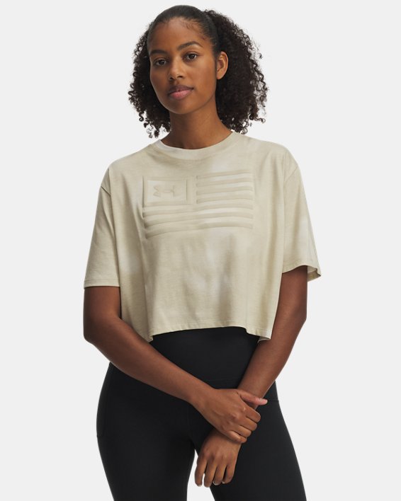 UA Freedom Women's Crop Short Sleeve