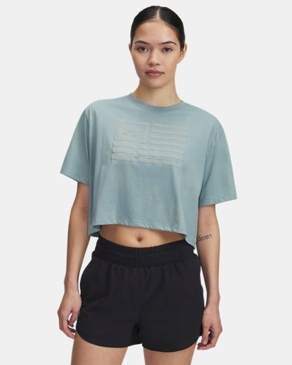 UA Freedom Women's Crop Short Sleeve