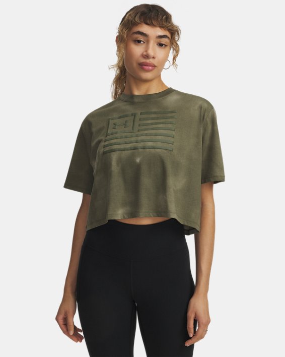 UA Freedom Women's Crop Short Sleeve