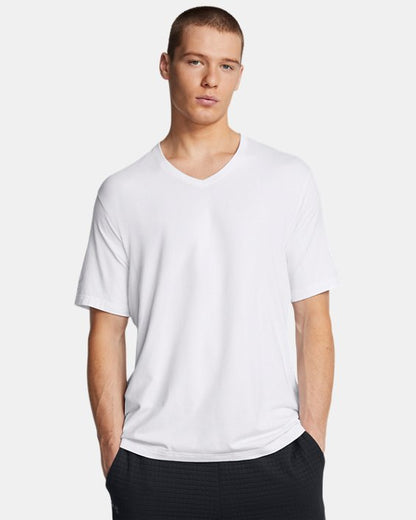 UA Icon Charged Cotton Men's V neck Short Sleeve