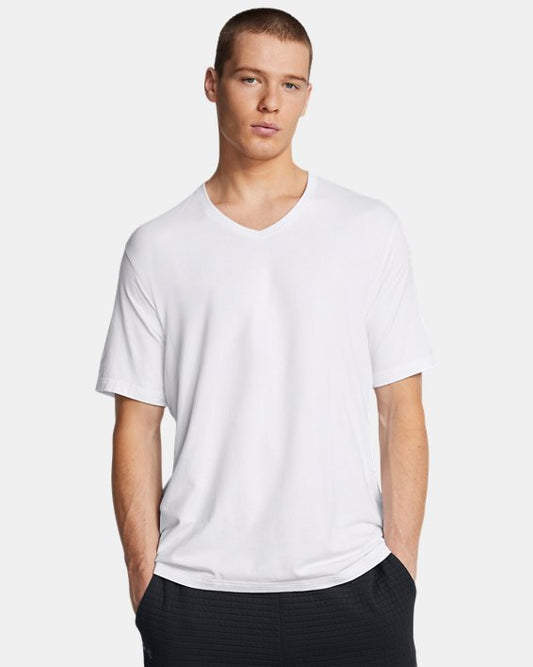 UA Icon Charged Cotton Men's V neck Short Sleeve