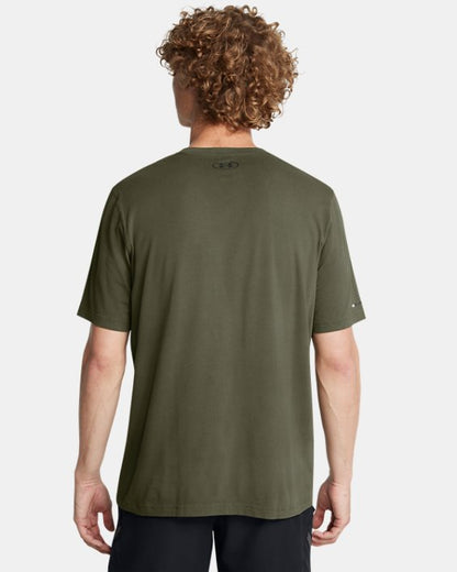 UA Icon Charged Cotton Men's V neck Short Sleeve