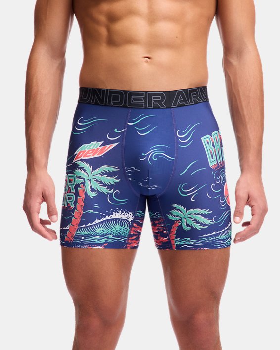 UA Performance Tech Mesh Graphic x Mountain Dew Men's Boxerjock