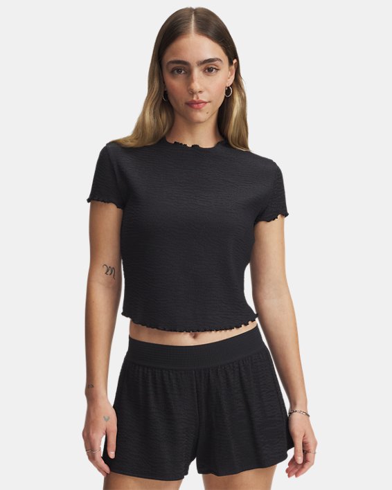 UA Courtside Crinkle Women's Short Sleeve