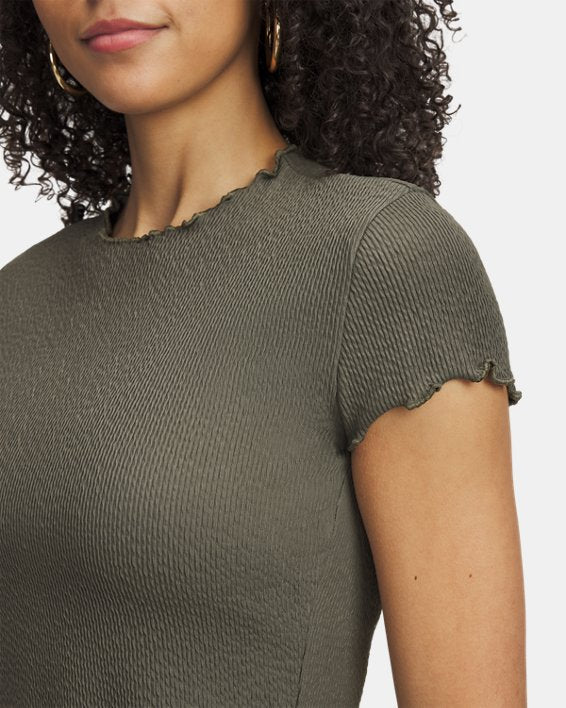 UA Courtside Crinkle Women's Short Sleeve