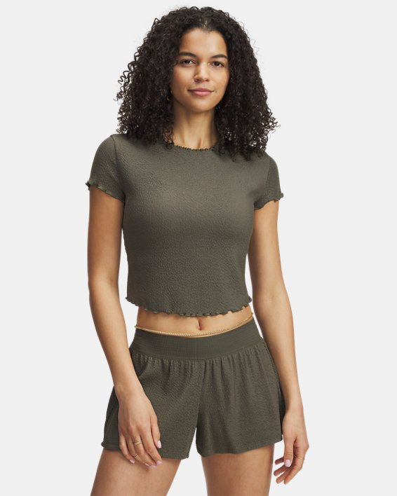 UA Courtside Crinkle Women's Short Sleeve