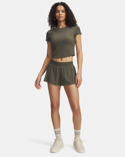 UA Courtside Crinkle Women's Short Sleeve